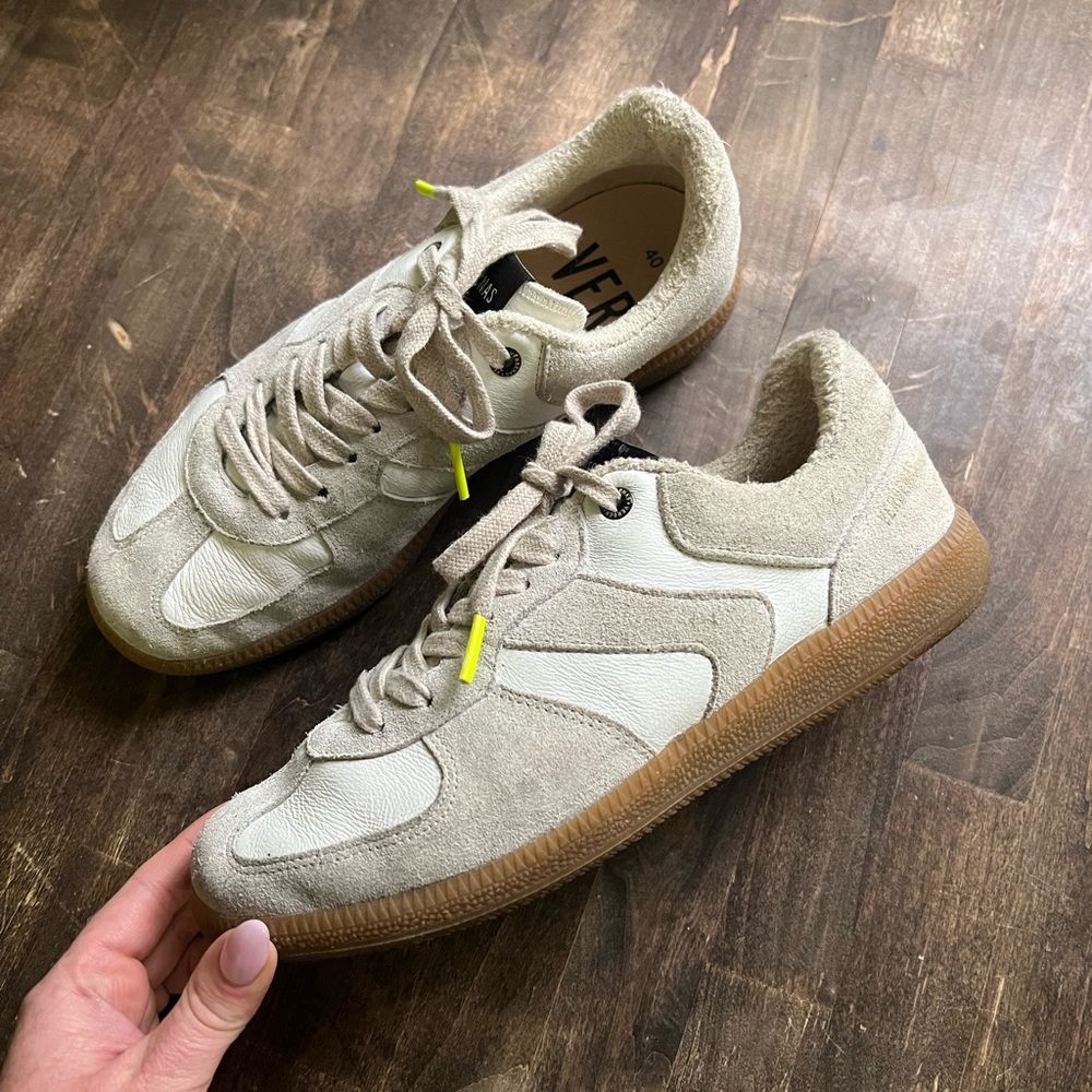 Verbena Leather Suede Sneakers